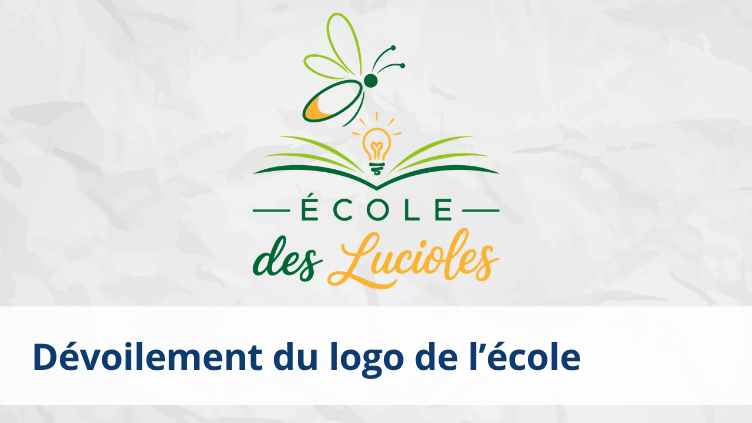 L’école des Lucioles dévoile son tout premier logo!